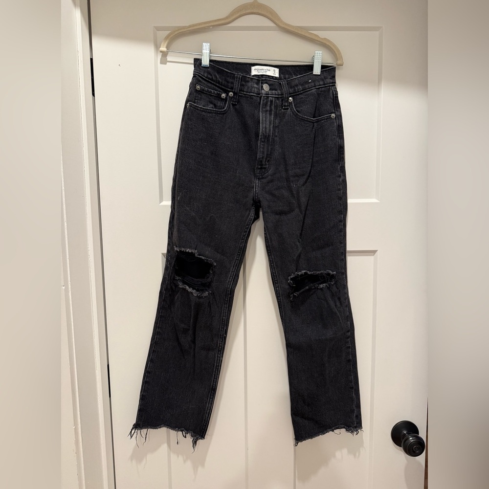 Abercrombie & Fitch Ultra High Rise straight jeans